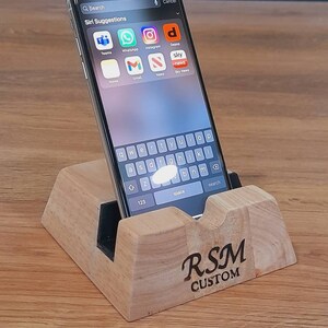 Buy The Gear Stand an Adjustable Wooden Phone Stand Online in