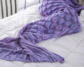 Best Gift for Girls Women Adult Teens Birthday Christmas Purple Catalonia Mermaid Tail Sherpa Blanket Super Soft Warm Comfy Sherpa-Lined Knit Mermaids with Non-Slip Neck Strap Best Gift for Girls Women Adult Teens Birthday Christmas Purple Catalonia Mermaid Tail Sherpa Blanket Super Soft Warm Comfy Sherpa-Lined Knit Mermaids with Non-Slip Neck Strap