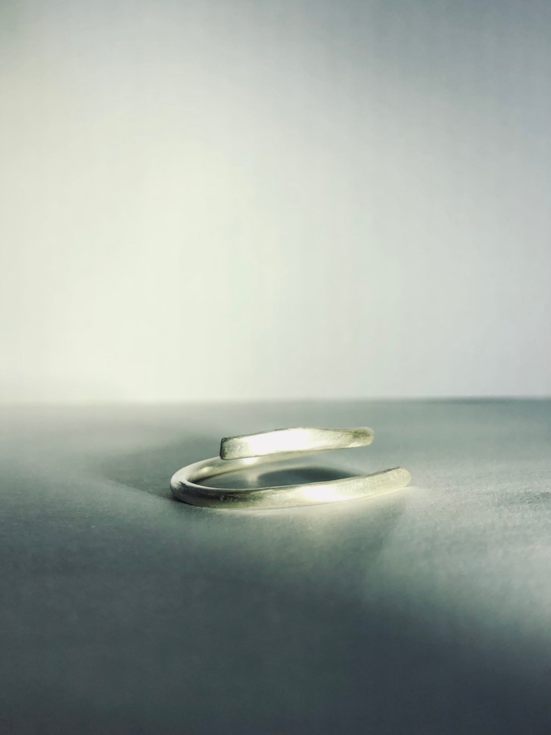 Sterling silver wrap ring image 2