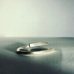 Sterling silver wrap ring image 1