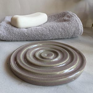 Handmade Ceramic Soap Dish | Minimalist Clay Soap Tray | Rustic Bathroom Decor | Earthy Pottery Gift