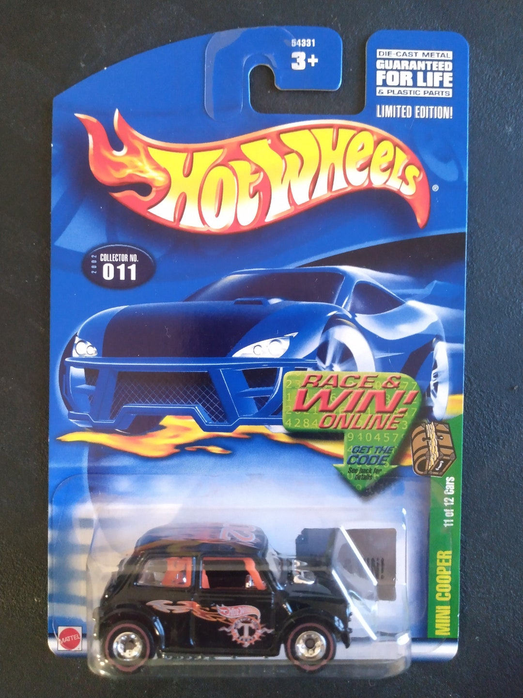 2002 Hot Wheels Treasure Hunt Mini Cooper, Real Riders, #11/12