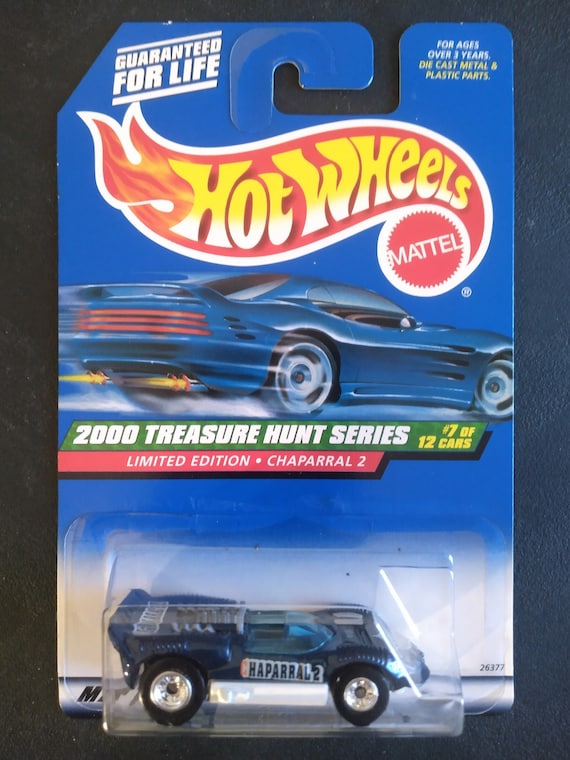 2000 Hot Wheels Treasure Hunt Chaparral 2, Real Riders, #7/12