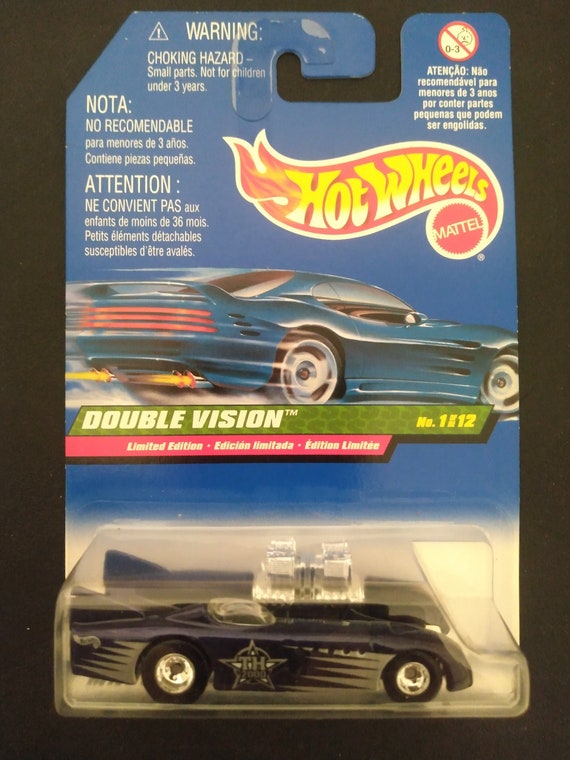2000 Hot Wheels Treasure Hunt Double Vision #1/12,real Riders,vhtf