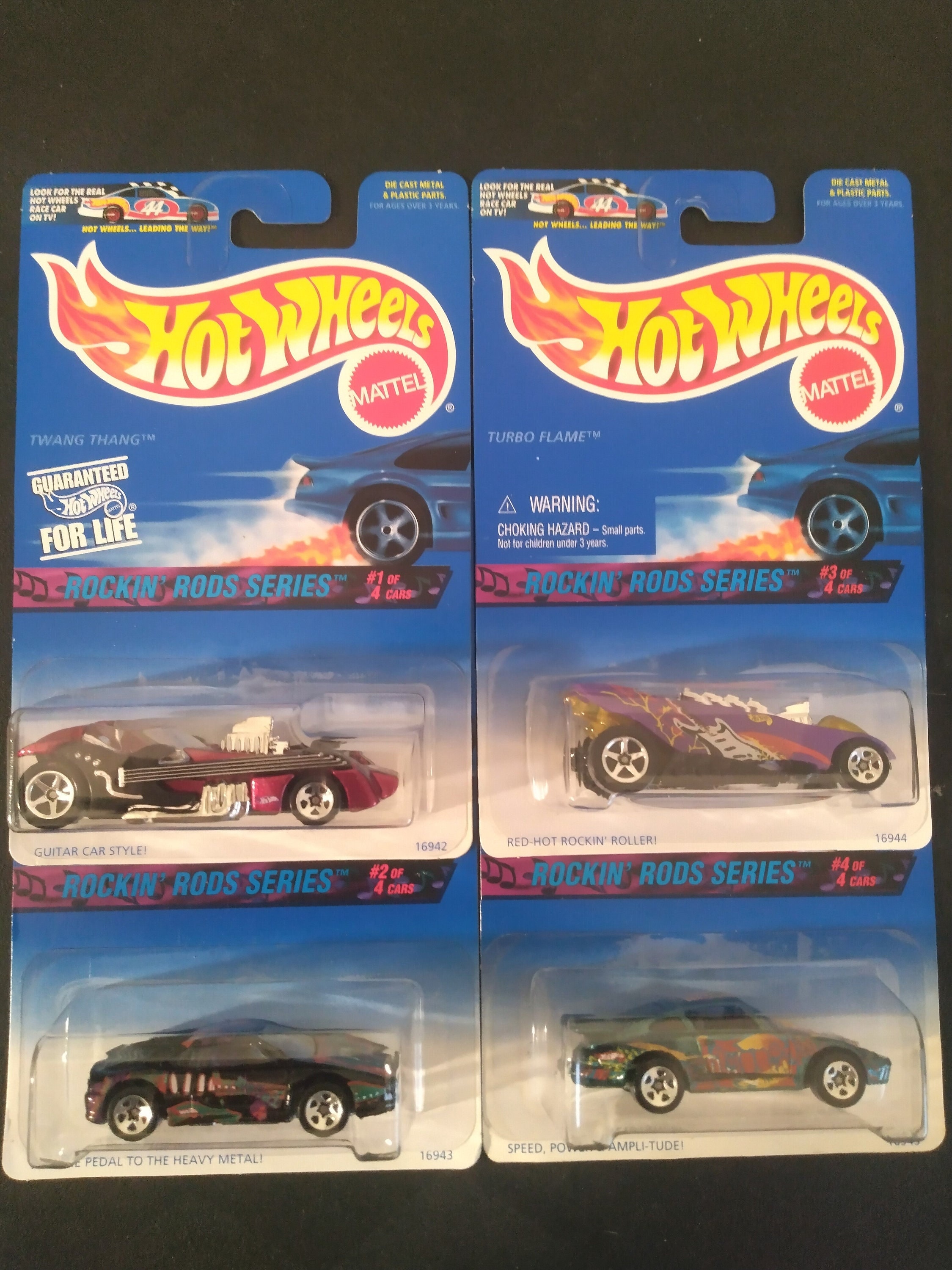 1997 Hot Wheels Rockin Rods Series 4 Car Set MOMC Etsy