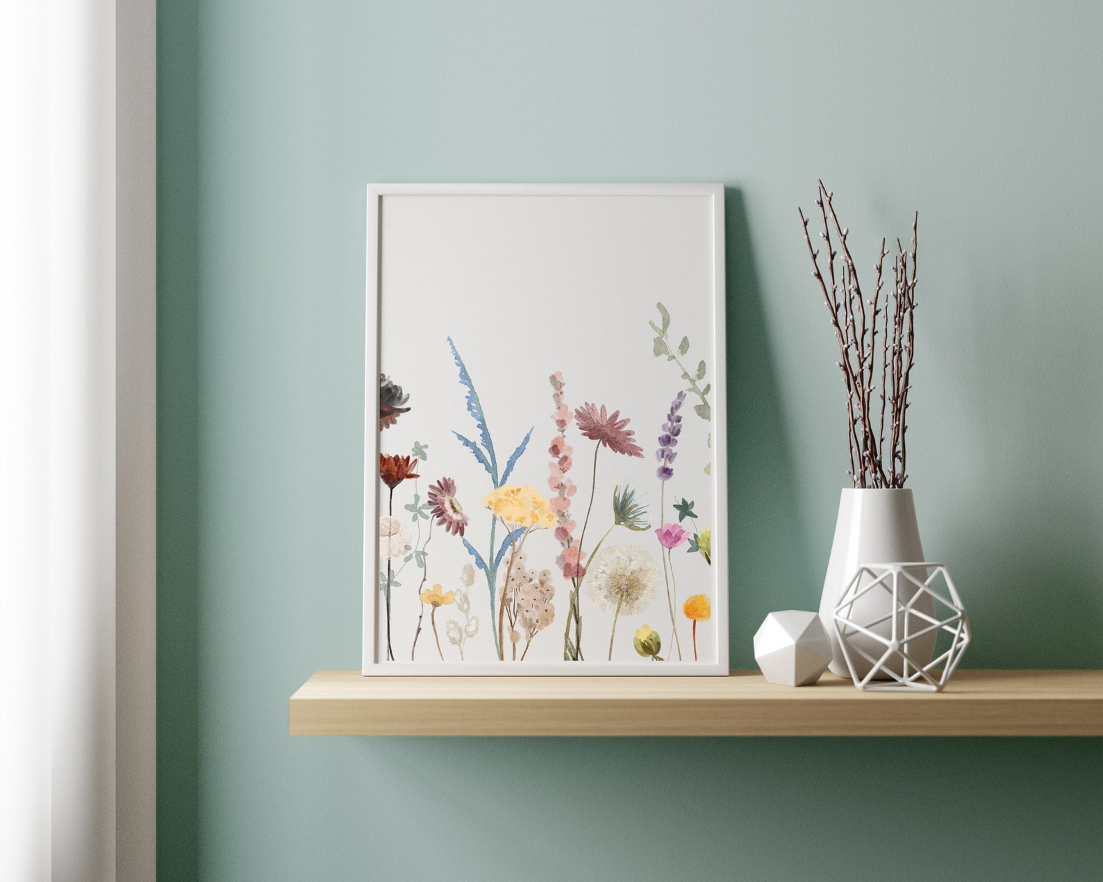 Set of 3 Floral Print Wildflower Print Set of 3 Set of 3 Etsy