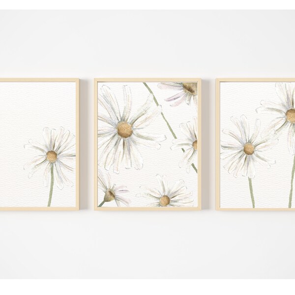 Daisy Wall Art Etsy