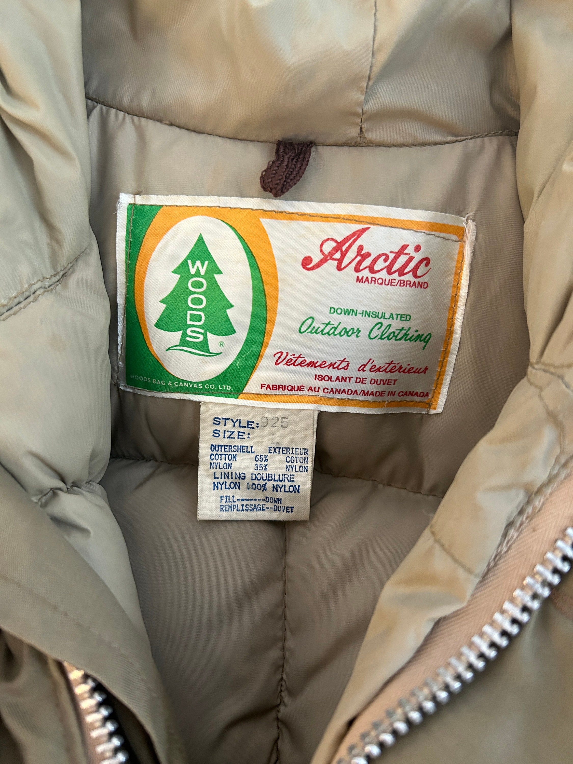 Vintage Woods Arctic Canada Down Puffer Parka Jacket | eBay