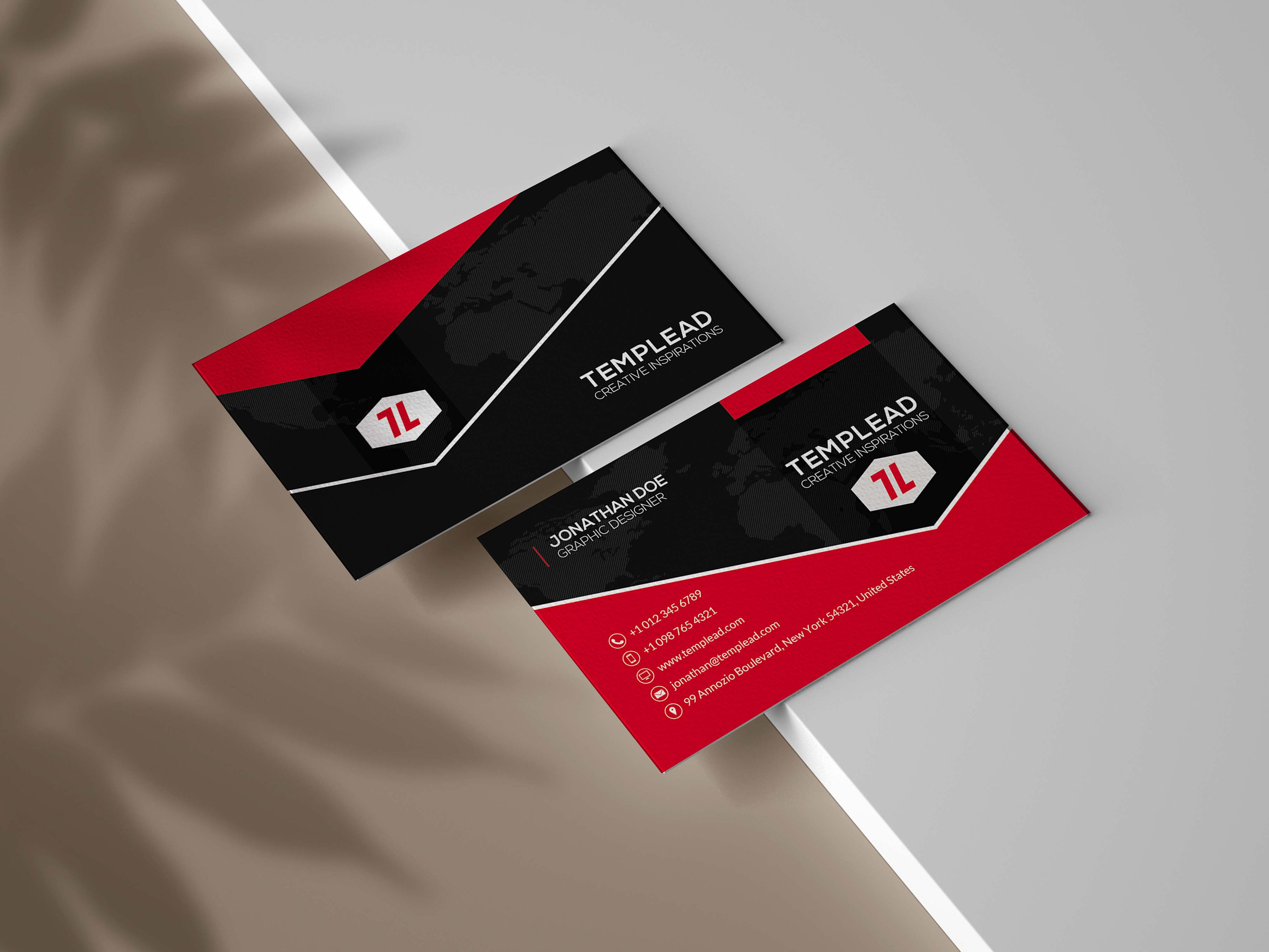 Template Business Card Photoshop