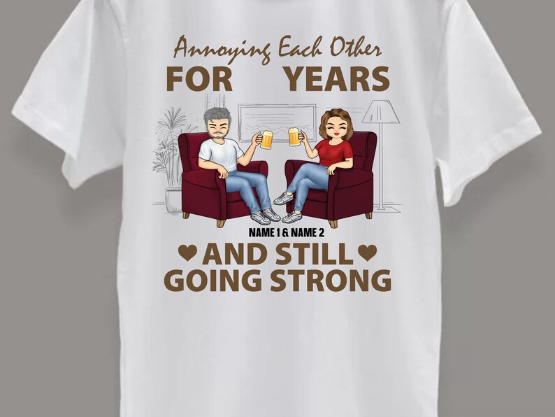 Husband And Wife Still Happily - Personalized Couple T-shirt And Hoodie