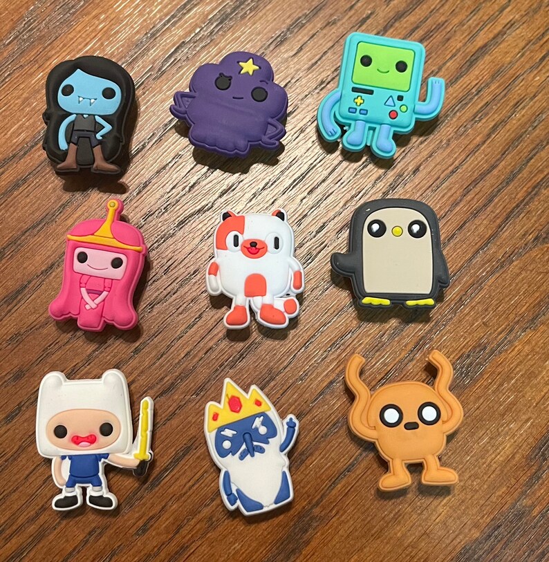 adventure time croc charms