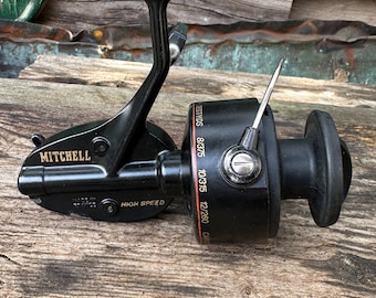 Vintage Rare Mitchell 508 Fishing Reel Made in France Tough