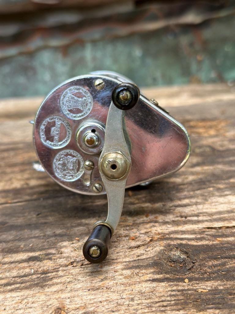 Vintage used Hardy  "The Elarex"  baitcasting fishing reel