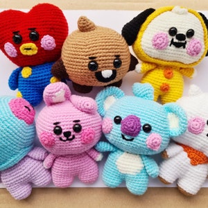 BT21 BTS (Bangtan Boys) Crochet Amigurumi Doll