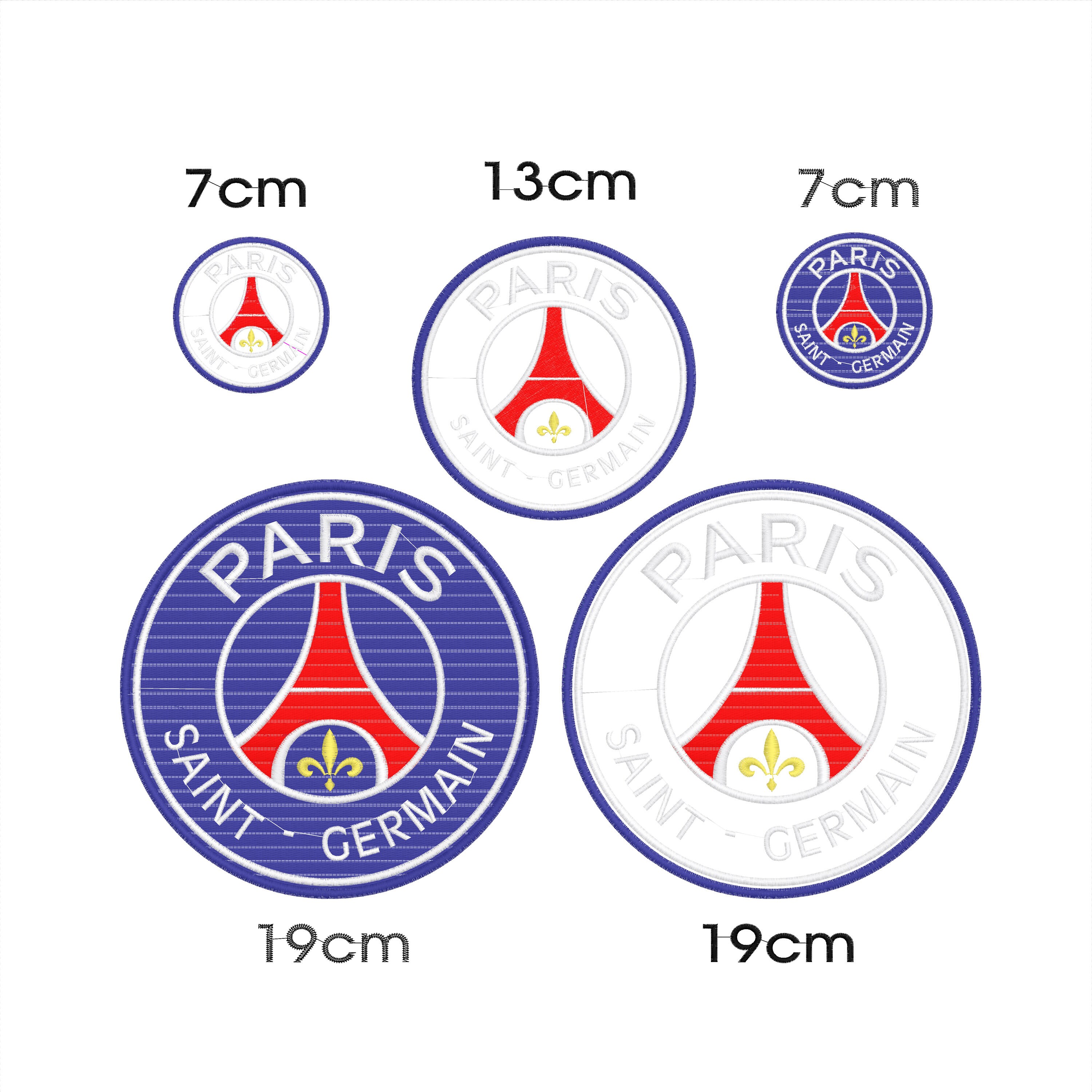 Iron-on Patch Paris Saint-Germain F.C Soccer Club 