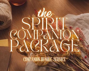 SPIRIT COMPANION PACKAGE | Collection of Spirit Keeping Services | Tarot Oracle Cards, Bibliomancy, Shufflemancy