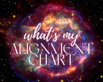 What's My Alignment Chart | A Reading for Fans of Tabletop RPGS | TTRPG Tarot Oracle Cards Elder Futhark Rune Divination