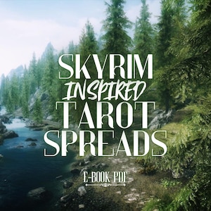 Skyrim Inspired Tarot Spreads: Ebook PDF | 40 Card Spreads Baseados em Elder Scrolls V | Leituras Disponíveis
