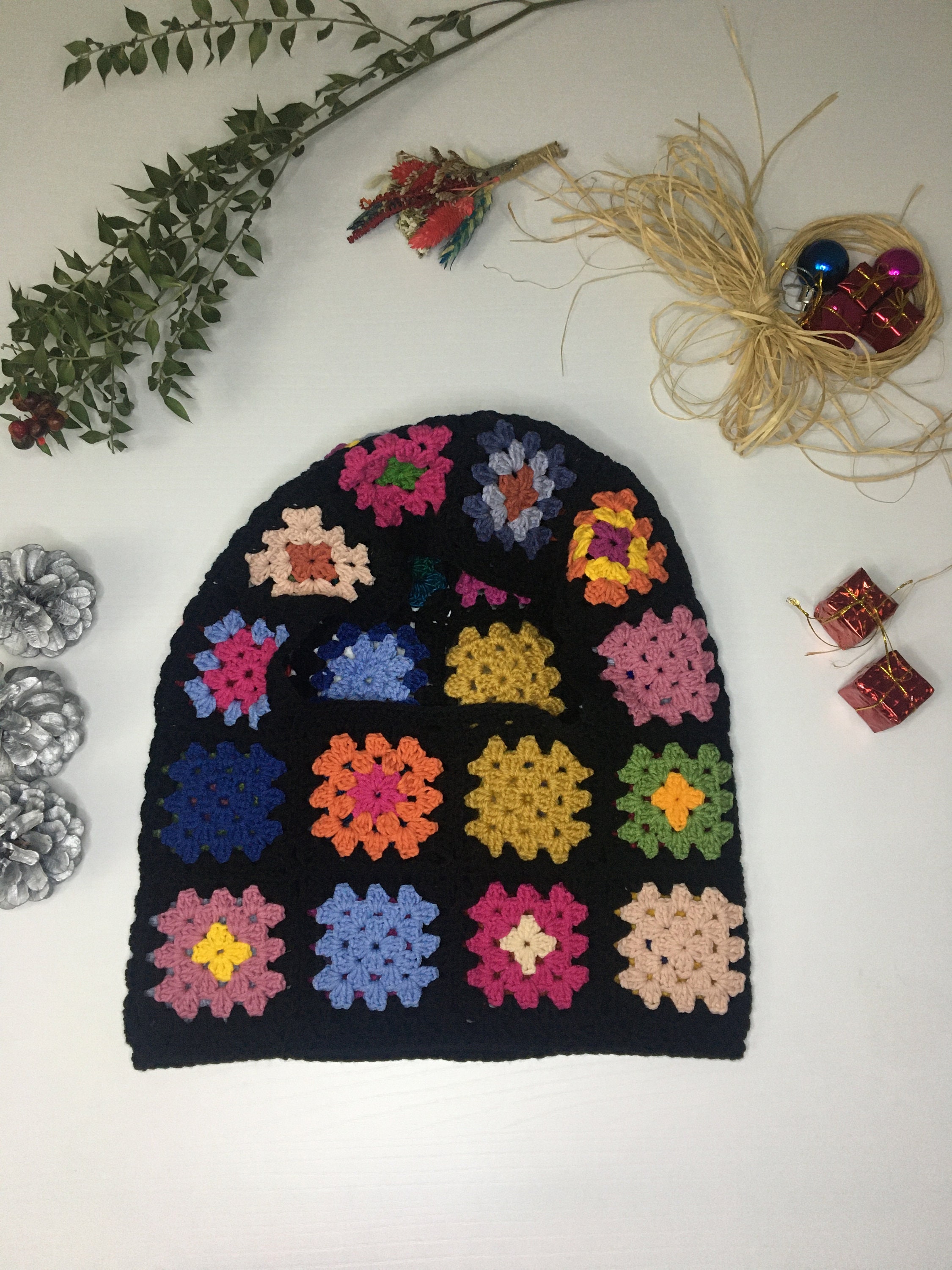 Colorful Granny Square Crochet Balaclava Irish Balaclava Hat - Etsy
