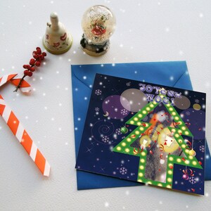 Carte de Noël imprimable / Carte de l’invitation de Noël / Déco de Noël / Christmas in wonderland/ Christmas tree/ Sapin de noël /cadeau