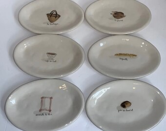 rae dunn appetizer plates