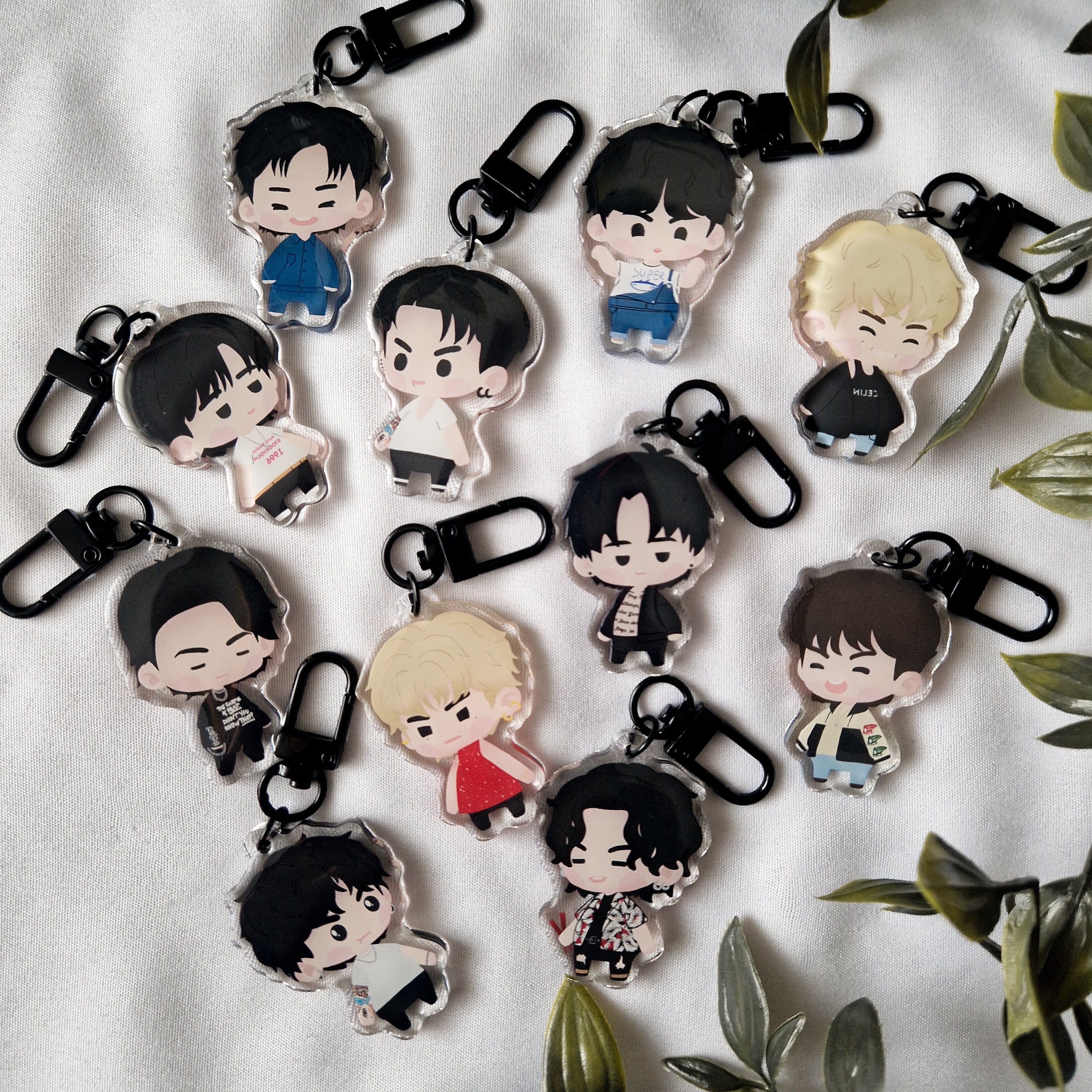 BTS acrylic keychains
