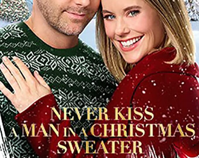 Never Kiss A Man in A Christmas Sweater DVD With Niall Matter in Stock