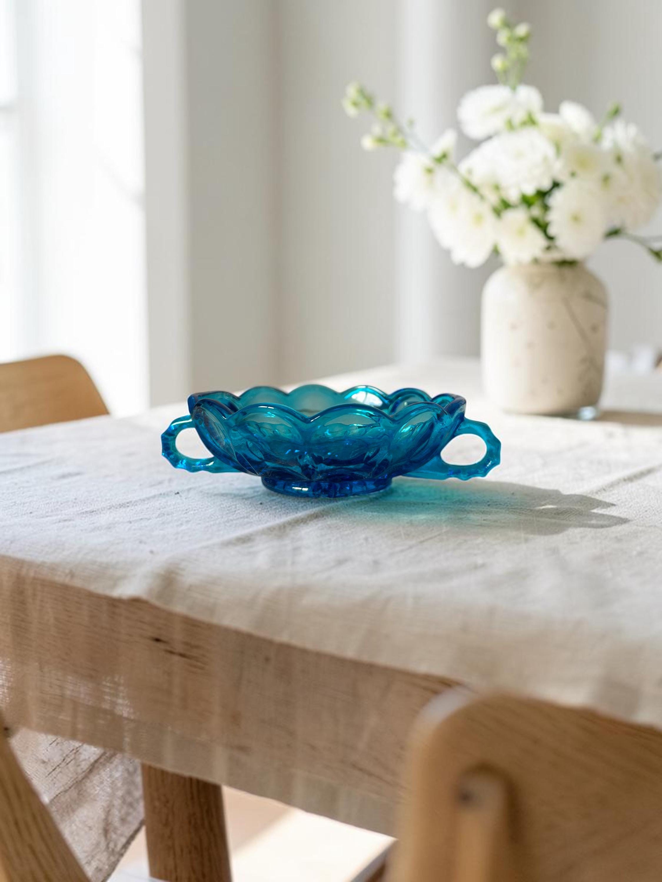 Blue Depression Glass - Etsy Canada
