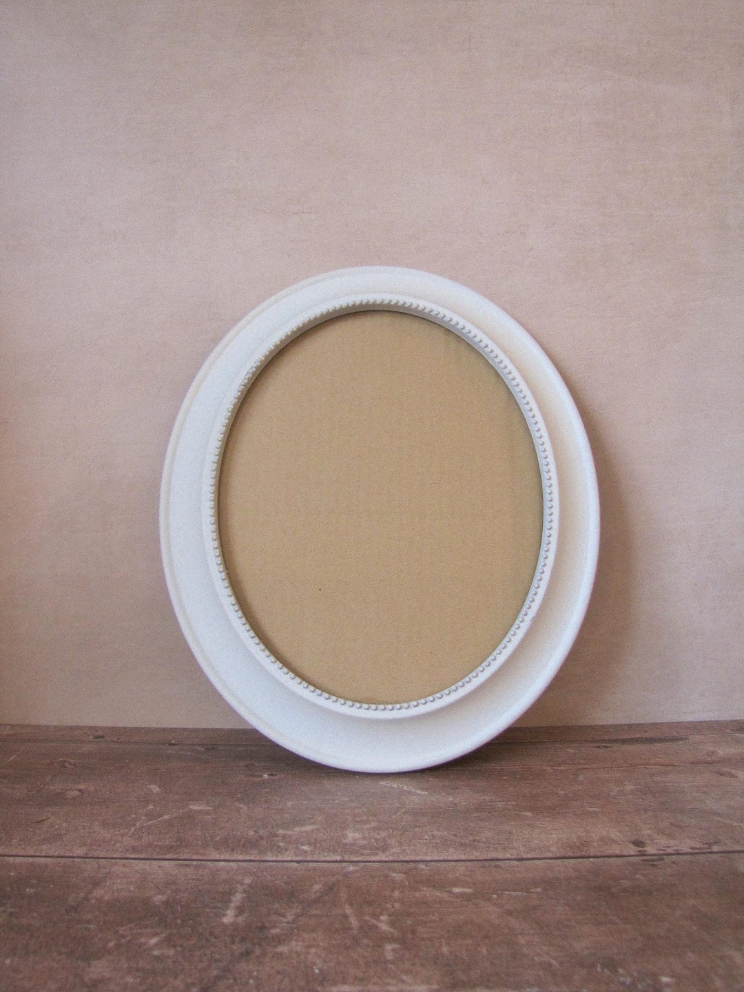 Vintage Ornate Oval White Picture Frame - 8" X 10" Antique Photo Frame ...