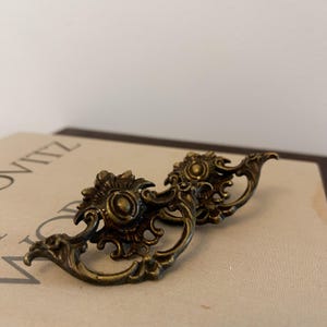 French Provincial Furniture Pulls - Vintage Upcycled Hardware for Cabinets & Dressers - Replacement Hardware Ideal for Antique Restoration