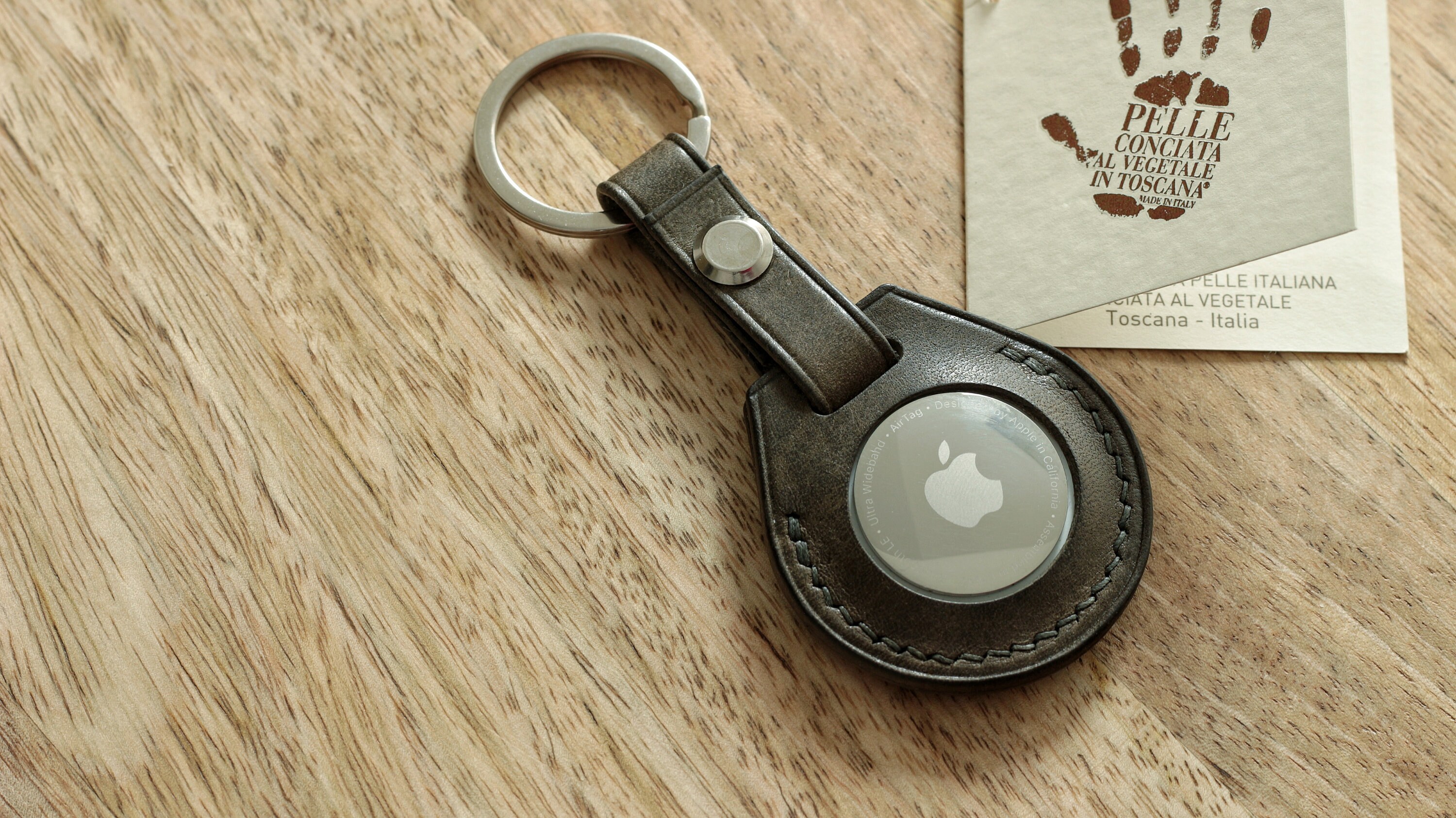Airtag Leather Key Ring Leather Apple Airtag Keychain Airtag Etsy UK