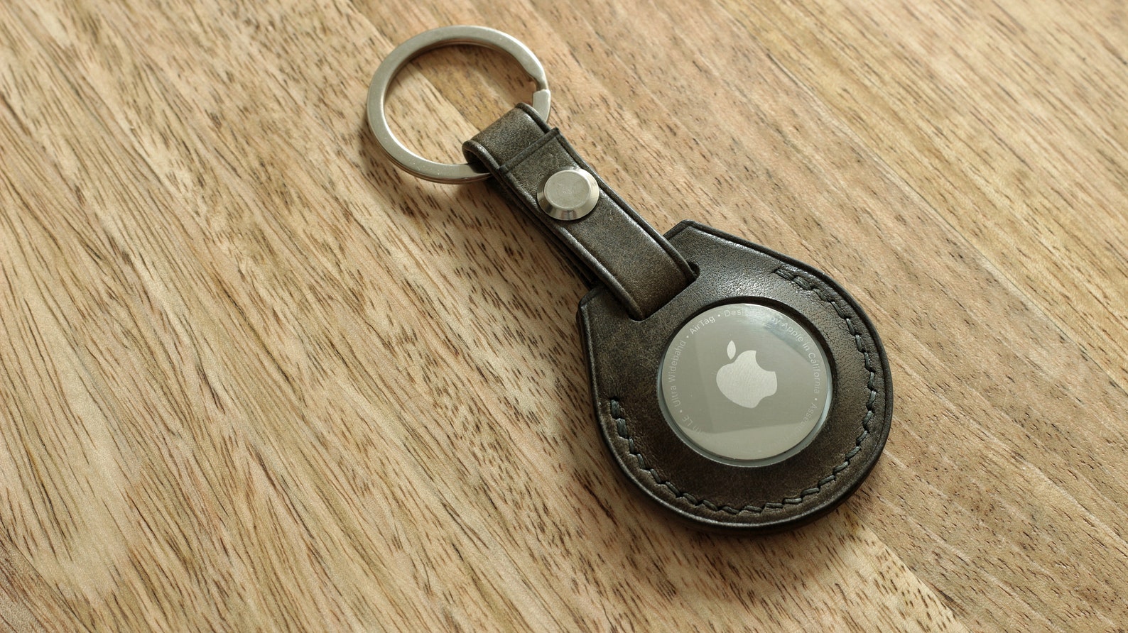 Airtag Leather Key Ring Leather Apple Airtag Keychain Airtag Etsy UK