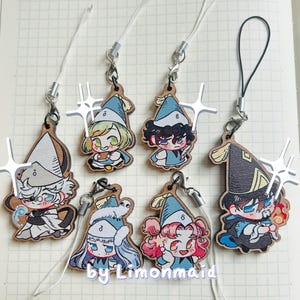 Witch Hat Atelier Wooden Charms (single sided) - keychain for ita bag phone charm Qifrey Coco Olruggio Tetia Richeh Agott