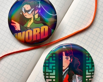 BingQiu SVSSS Button Badges - Luo Binghe Shen Qingqiu Bingyuan Scum Villian Self Saving System pin for ita bag collection rjfzx
