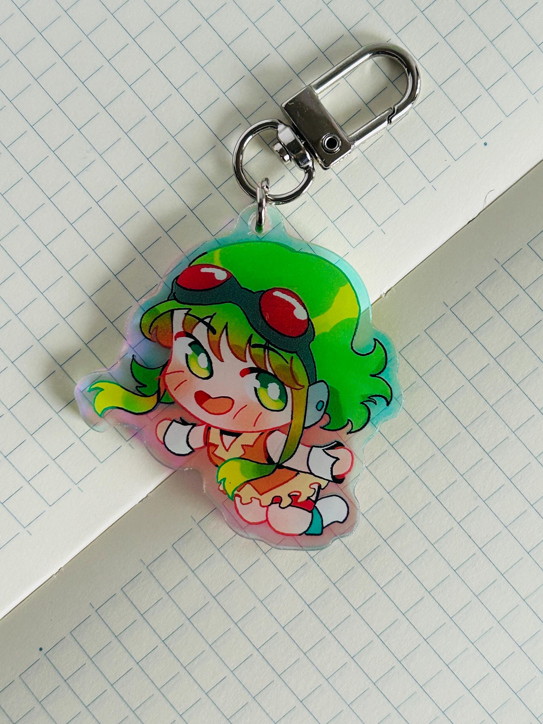 Vocaloid Holo Keychains! - Hatsune Miku Charm Kagamine Rin Len