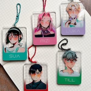 ALNST ‘I Voted’ Charms - Til Ivan Mizi Sua Luka keychain 3” by 2” ivantil mizisua keyring charm for ita bag alien stage