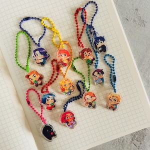 Mini Stardew Valley Charms - 1” Acrylic Keychain Bachelor Bachelorette Haley Elliott Krobus Sam Shane Penny Abigail Sebastian Leah Maru SDV