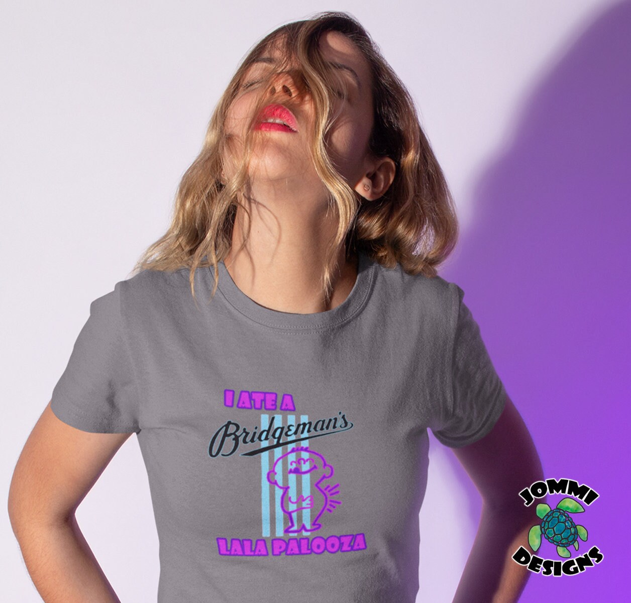 Lala Palooza Vintage Bridgeman's tee, vintage food restaurant tee, vintage logo Ad tee, ice cream lover retro tee, retro dessert foodie tee