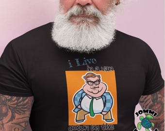 Matt Foley SNL Tribute Tee: "Down By The River" Comedy Shirt