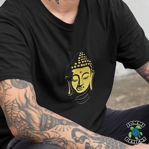 Buddha Head #1 Religious tshirt, Buddhism faith tee, Dharma tee, Sanga tee, karma tee, zen tee, meditation tee, nirvana tee, enlightened tee