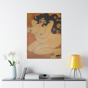 Contemporary art/ Contemporary African art/ African American Art / Canvas painting / Abstract Art / &quot;B*tch&quot;
