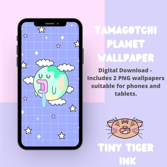 Tamagotchi Planet Wallpaper Mobile Cell Phone - Etsy