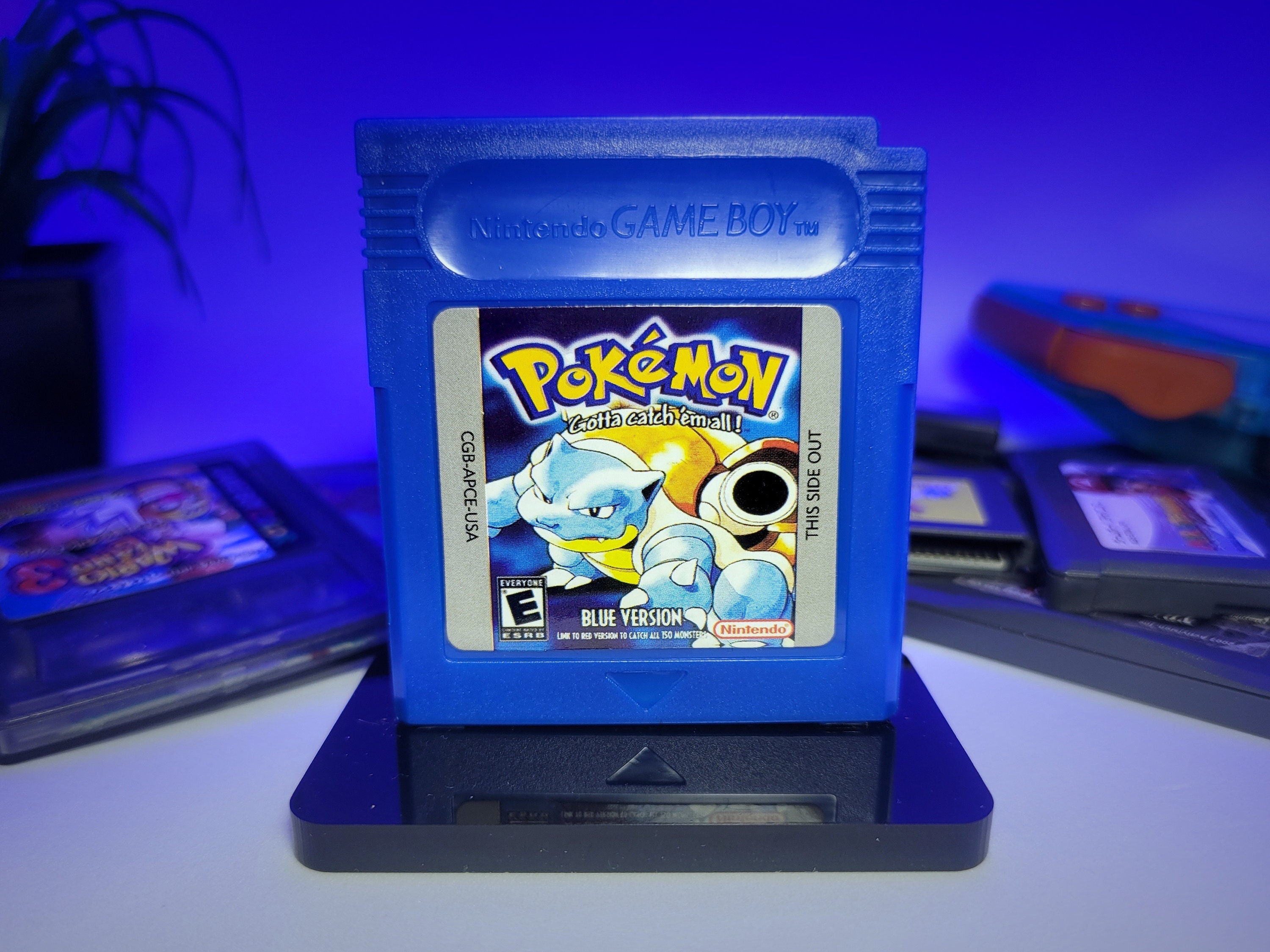 Pokemon Black Version Gameboy Repro Game Cart 