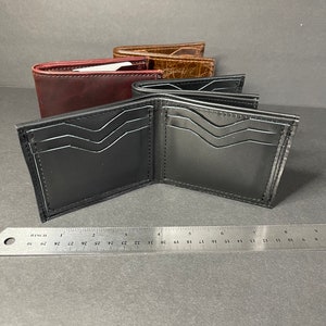 Portefeuille fait main à deux volets
