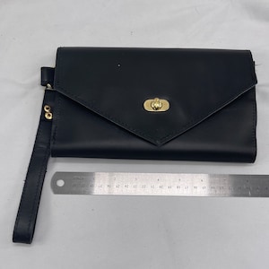 Cartera de mano plegable con ranura para tarjetas, efectivo y monedas con cremallera