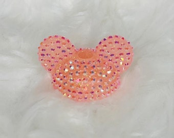 Minnie Mickey Bling Straw Topper