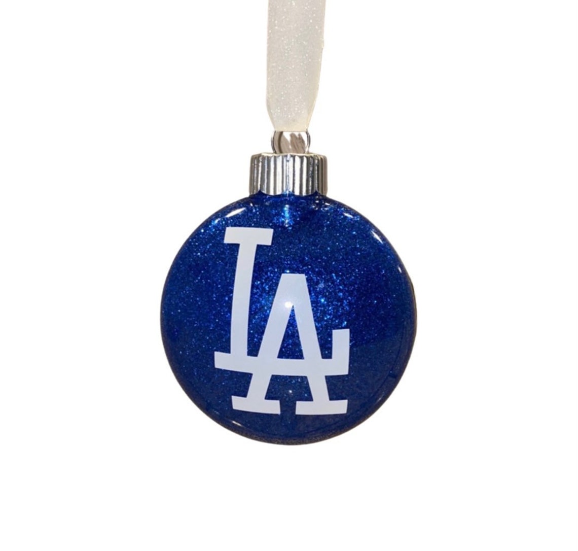 LA Dodgers Ornament Los Angeles Christmas - Etsy