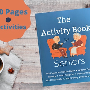 Het activiteitenboek voor senioren | Werkboek dementie | Alzheimer-activiteiten | Ouderenspellen | Verpleeghuisactiviteiten | Hersenspelletjes voor senioren