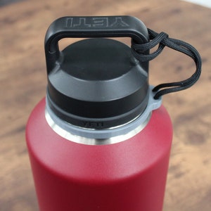 Cap Tether - Compatible with Yeti Ramblers with the Chug Cap - 12oz - 64oz Sizes