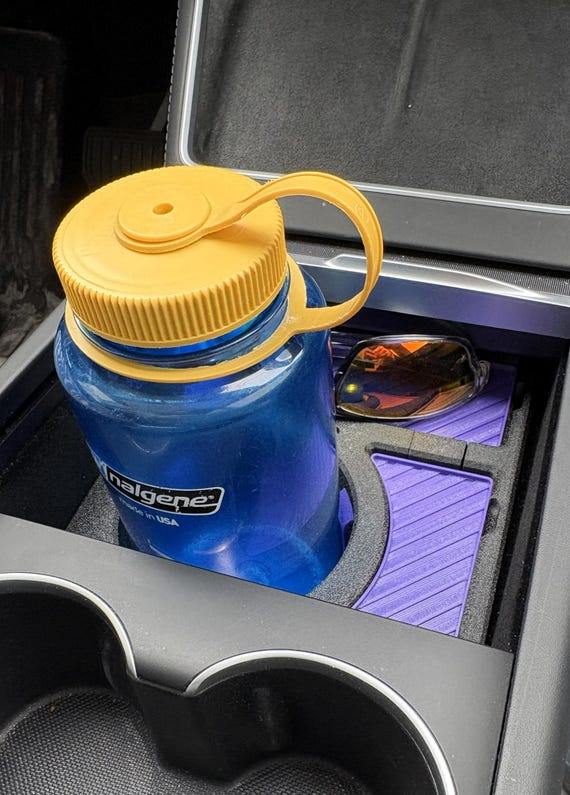 Tesla Model Y Juniper Center Console Cupholder Organizer (2025-2026)